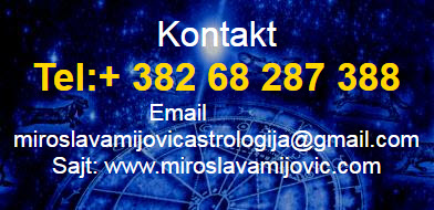 ASTROLOG MIROSLAVA MIJOVIC PODGORICA